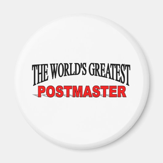 Der größte Postmeister der Welt Magnet (Vorne)