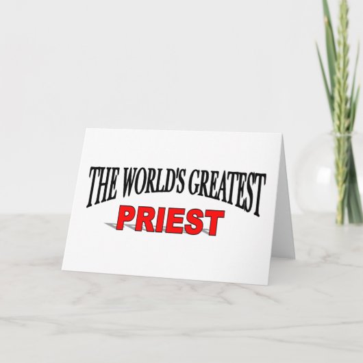 Der größte Priester der Welt Karte (Vorderseite)