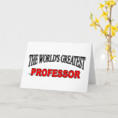 Der größte Professor der Welt Karte (Gelbe Blume)