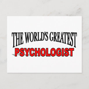 Der größte Psychologe der Welt Postkarte