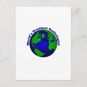 Der größte Radiologe der Welt Postkarte