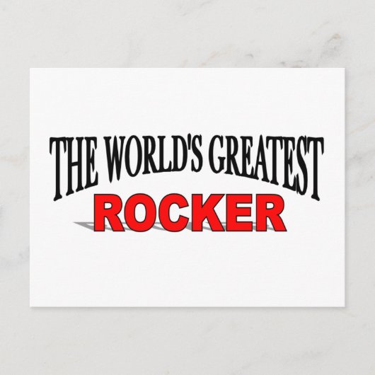 Der größte Rocker der Welt Postkarte (Vorderseite)