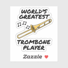 Der größte Romonnenspieler der Welt, der Trombonis Aufkleber
