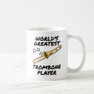 Der größte Romonnenspieler der Welt, der Trombonis Kaffeetasse
