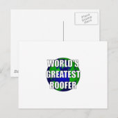 Der größte Roofer der Welt Postkarte (Vorne/Hinten)