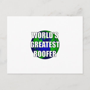 Der größte Roofer der Welt Postkarte