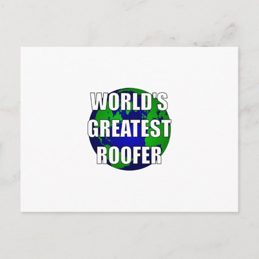 Der größte Roofer der Welt Postkarte (Vorderseite)