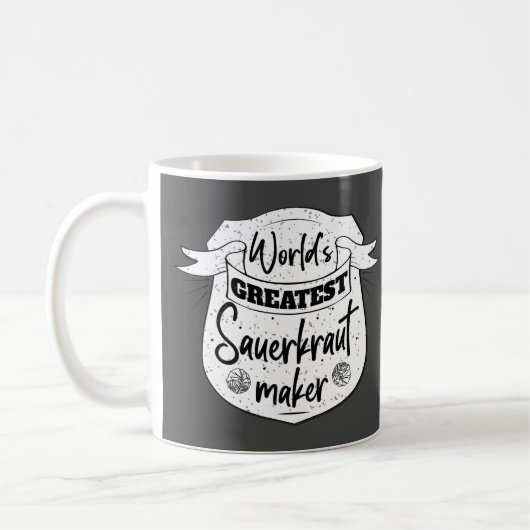 Der größte Sauerkraut der Welt, Maker Funny Kaffeetasse (Links)