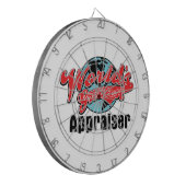 Der größte Schätzer der Welt Dartscheibe (Vorderseite Links)