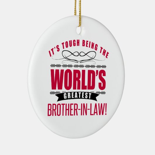 Der größte Schwiegersohn der Welt Keramik Ornament (Rechts)