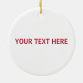 Der größte Schwiegersohn der Welt Keramik Ornament (Hinten)