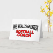 Der größte Softballtrainer der Welt Karte (Gelbe Blume)