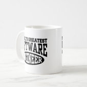 Der größte Software-Ingenieur der Welt Kaffeetasse (Vorderseite Links)