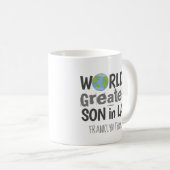 Der größte Sohn der Welt im Jura-Planeten Personal Kaffeetasse (VorderseiteRechts)