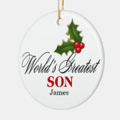 Der größte Sohn der Welt Keramikornament (Links)