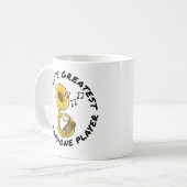 Der größte Sousaphone-Spieler der Welt, Messingmus Kaffeetasse (Vorderseite Links)