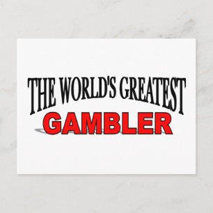 Der größte Spieler der Welt Postkarte