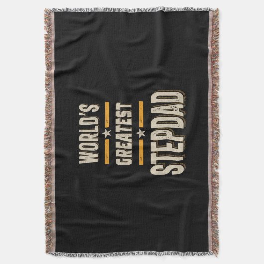 Der größte Step-Vater der Welt - Funny Stepfather- Decke (Vorderseite Vertikal)