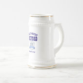 Der größte STEPDAD der Welt - Vatertag - Geschenk Bierglas (VorderseiteRechts)