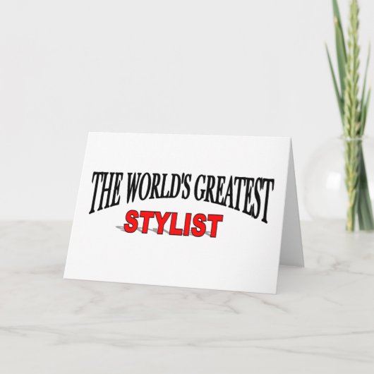 Der größte Stylist der Welt Karte (Vorderseite)