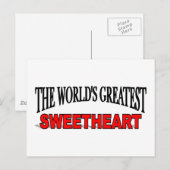 Der größte Süße der Welt Postkarte (Vorne/Hinten)