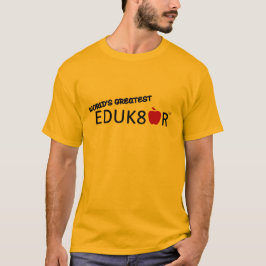 Der größte T - Shirt für Erzieher, Gold