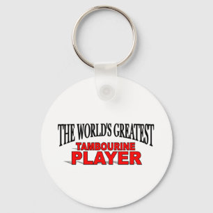 Der größte Tambourine-Spieler der Welt Schlüsselanhänger