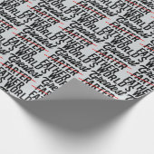 Der größte Vater der Funny World Geschenkpapier (Ecke)