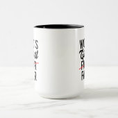 Der größte Vater der Funny World Tasse (Zentrum)