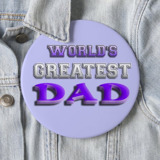 Der größte Vater der Welt Button (Beispiel)