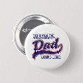 Der größte Vater der Welt Button (Vorne & Hinten)