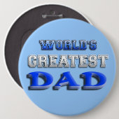 Der größte Vater der Welt Button (Vorne & Hinten)