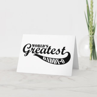 Der größte Vater der Welt Daddy-o Karte