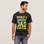 Der größte Vater der Welt, der Zweifel an Vater Da T-Shirt (Vorne ganz)