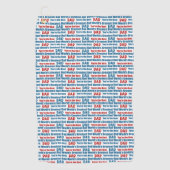 Der größte Vater der Welt Du bist der beste Golfhandtuch (Vorderseite)