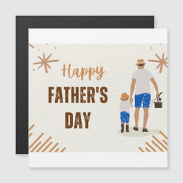 Der größte Vater der Welt: Ein Vatertag Magnetkarte