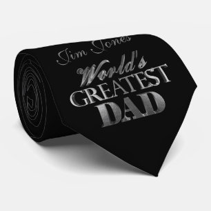 Der größte Vater der Welt - Elegante Typografie Na Krawatte
