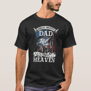 Der größte Vater der Welt fischt im Himmel für T-Shirt