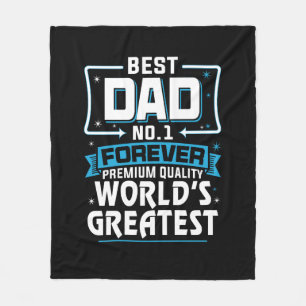 Der größte Vater der Welt für Männer11 Fleecedecke