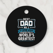 Der größte Vater der Welt für Männer11 Geschenkanhänger (Rückseite)