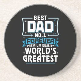 Der größte Vater der Welt für Männer11 Getränkeuntersetzer