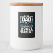 Der größte Vater der Welt für Männer11 Lebensmitteletikett (Vorderseite)