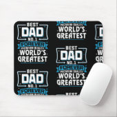 Der größte Vater der Welt für Männer11 Mousepad (Mit Mouse)
