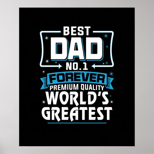 Der größte Vater der Welt für Männer11 Poster (Vorne)