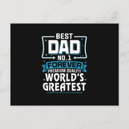 Der größte Vater der Welt für Männer11 Postkarte