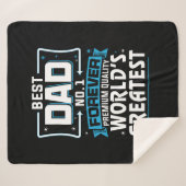 Der größte Vater der Welt für Männer11 Sherpadecke (Vorderseite (Horizontal))