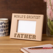 Der größte Vater der Welt Geätzte Rahmen (Links)