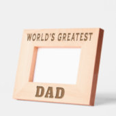 Der größte Vater der Welt Geätzte Rahmen (Links)