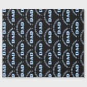 Der größte Vater der Welt Geschenkpapier (Flach)