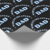 Der größte Vater der Welt Geschenkpapier (Ecke)
